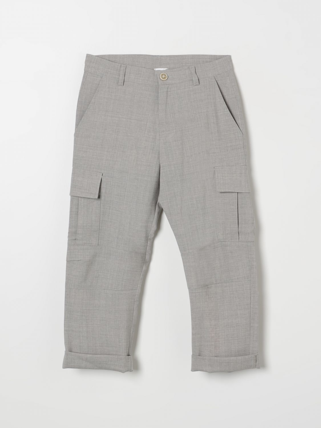 Shop Eleventy Pants  Kids Color Grey