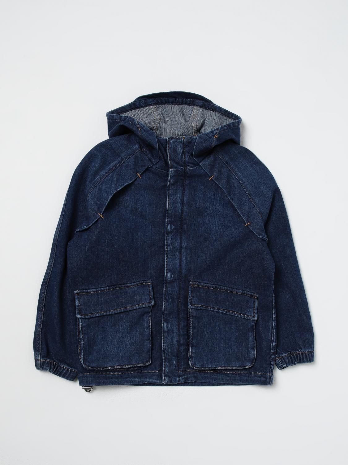 Shop Dondup Jacket  Kids Kids Color Blue