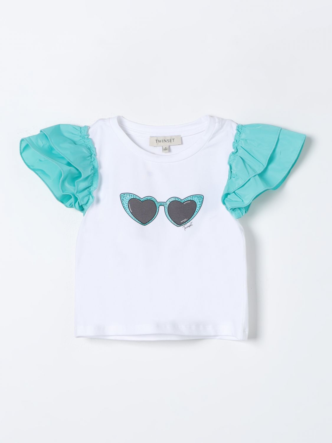 Shop Twinset T-shirt  Kids Color White