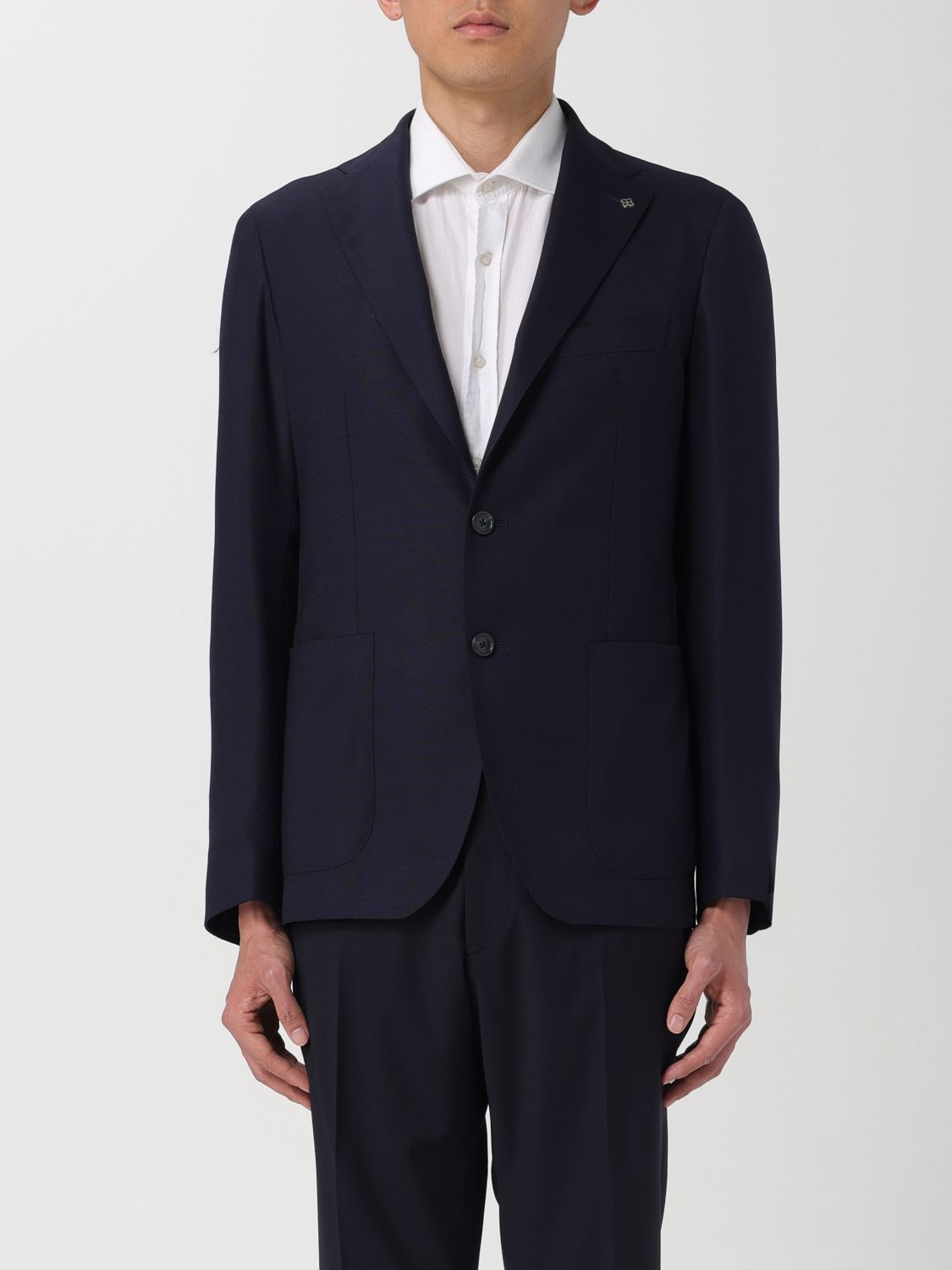 Shop Tagliatore Blazer Men Color Navy