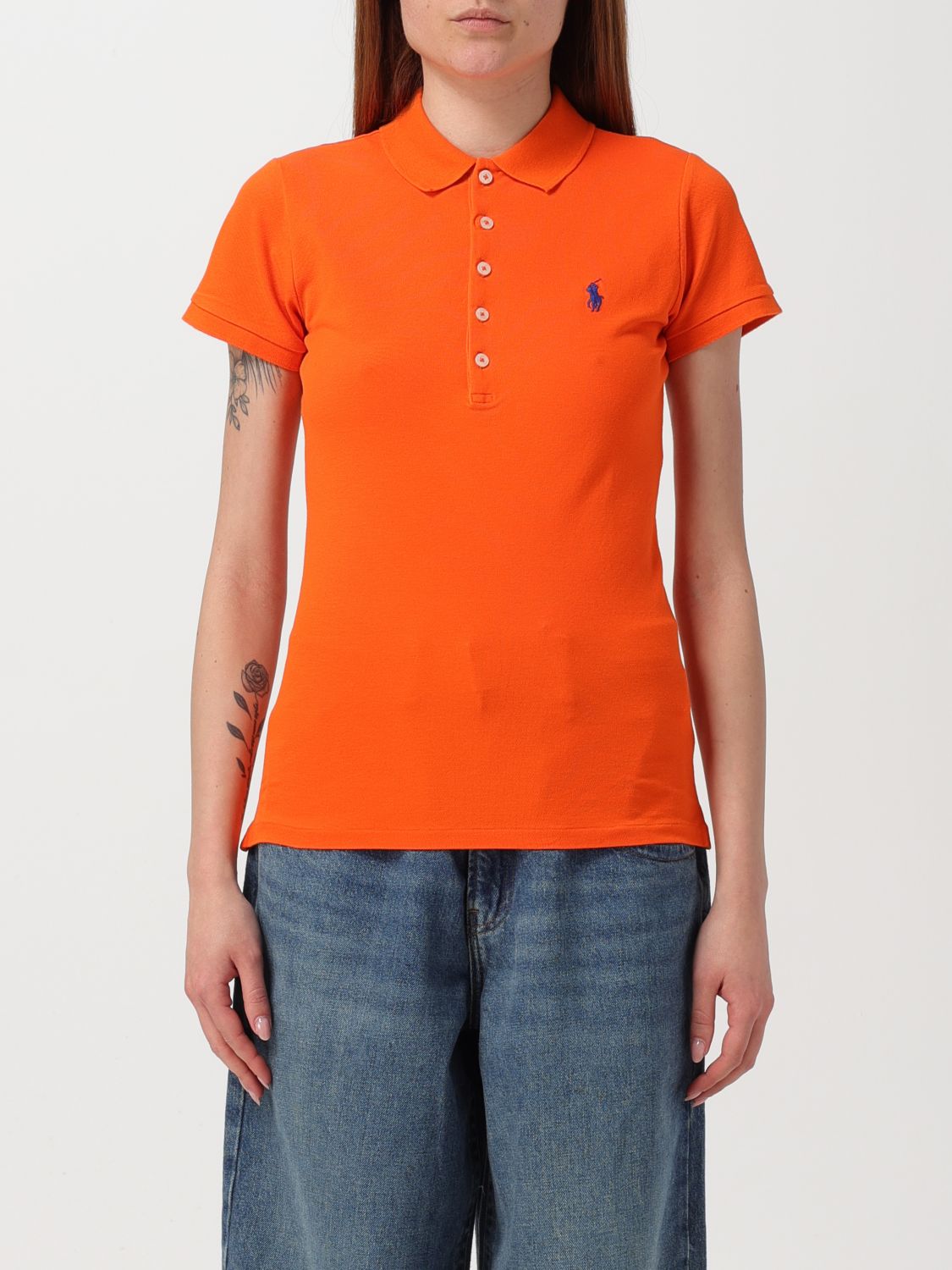 Polo Ralph Lauren Polo Shirt  Woman Color Orange