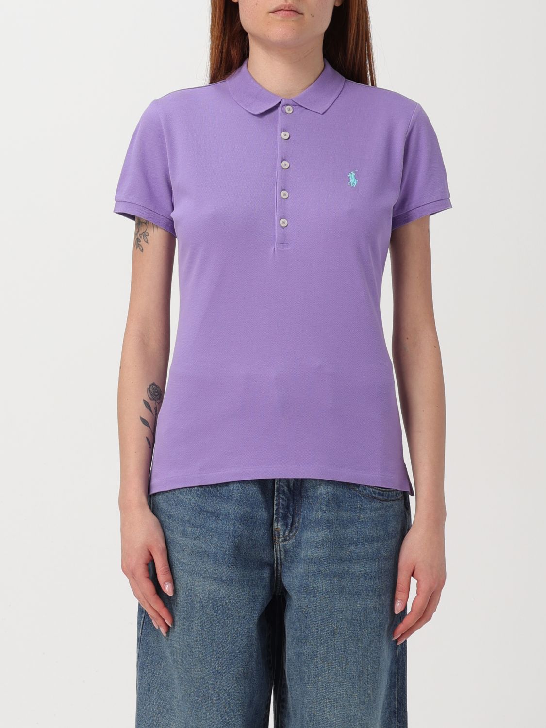 Polo Ralph Lauren Polo Shirt  Woman Color Lilac
