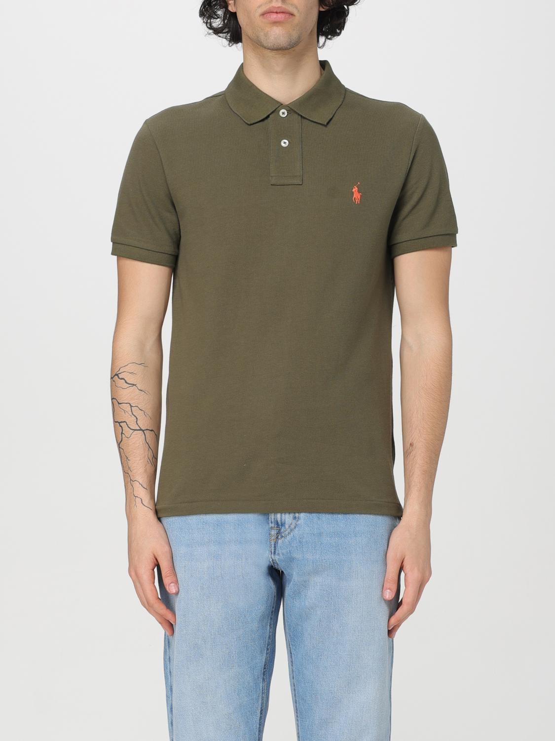 Polo Ralph Lauren Polo Shirt  Men Color Olive