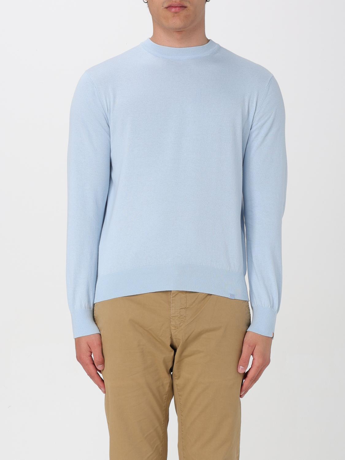 Paul & Shark Sweater Men Color Gnawed Blue In Gnawed Blue