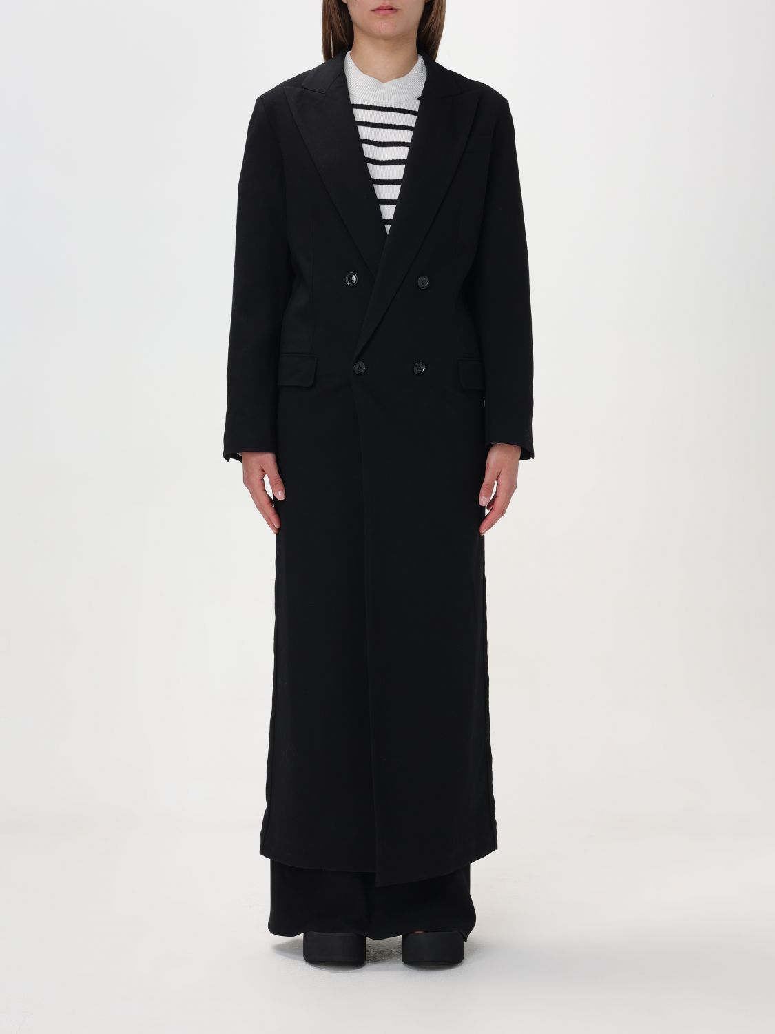 Coat AMI PARIS Woman color Black