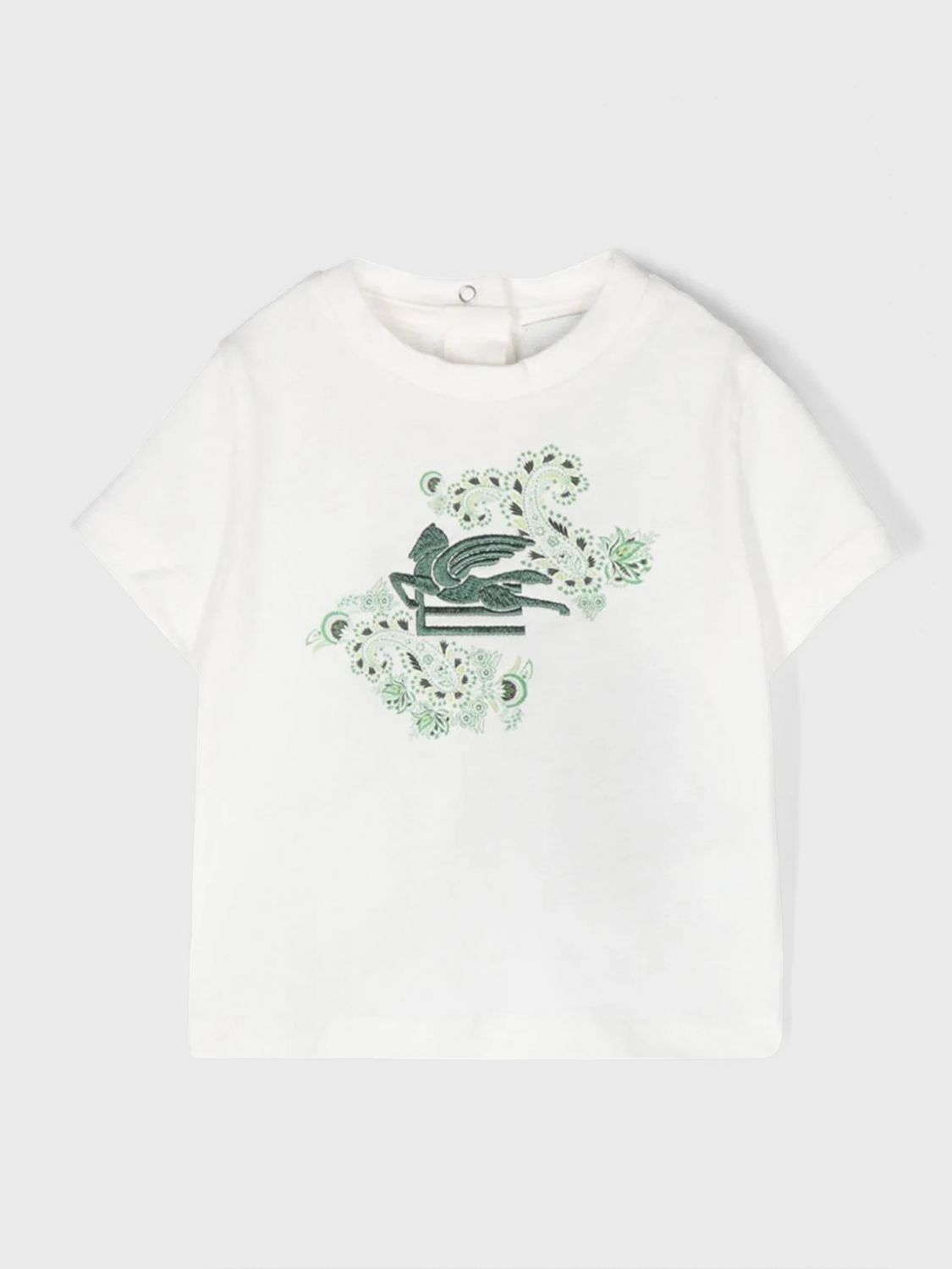 Shop Etro T-shirt  Kids Kids Color Green