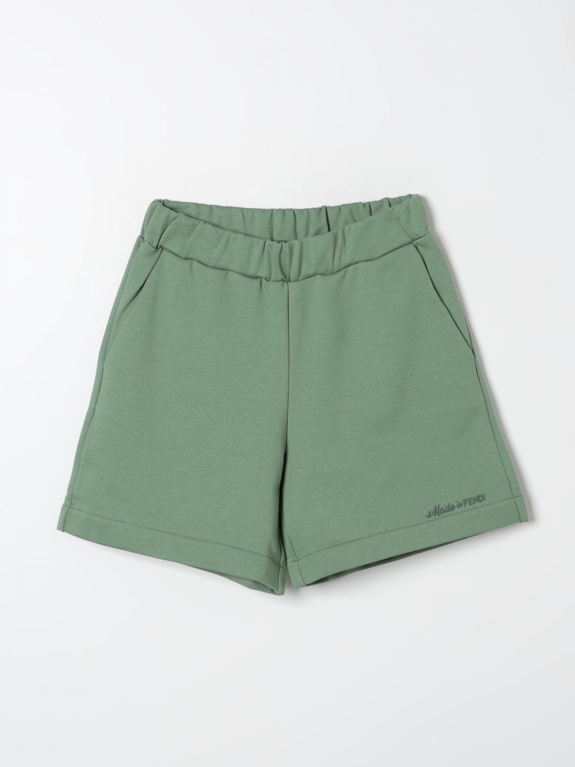 FENDI Shorts Kids color Green　FENDI ショーツ キッズ カラー グリーン FENDI