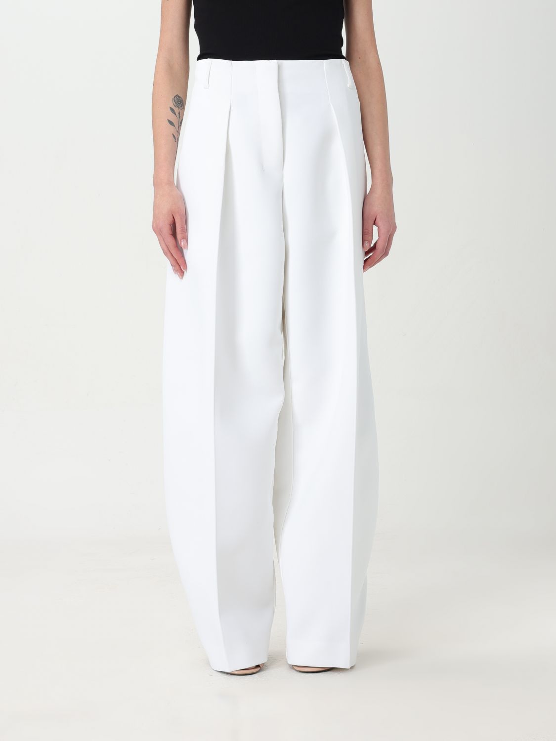 Jacquemus Pants  Woman Color White In 白色