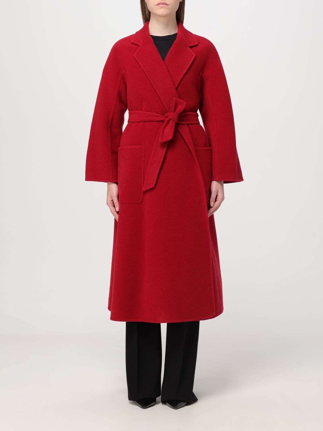 Shop Max Mara Coat  Woman Color Red