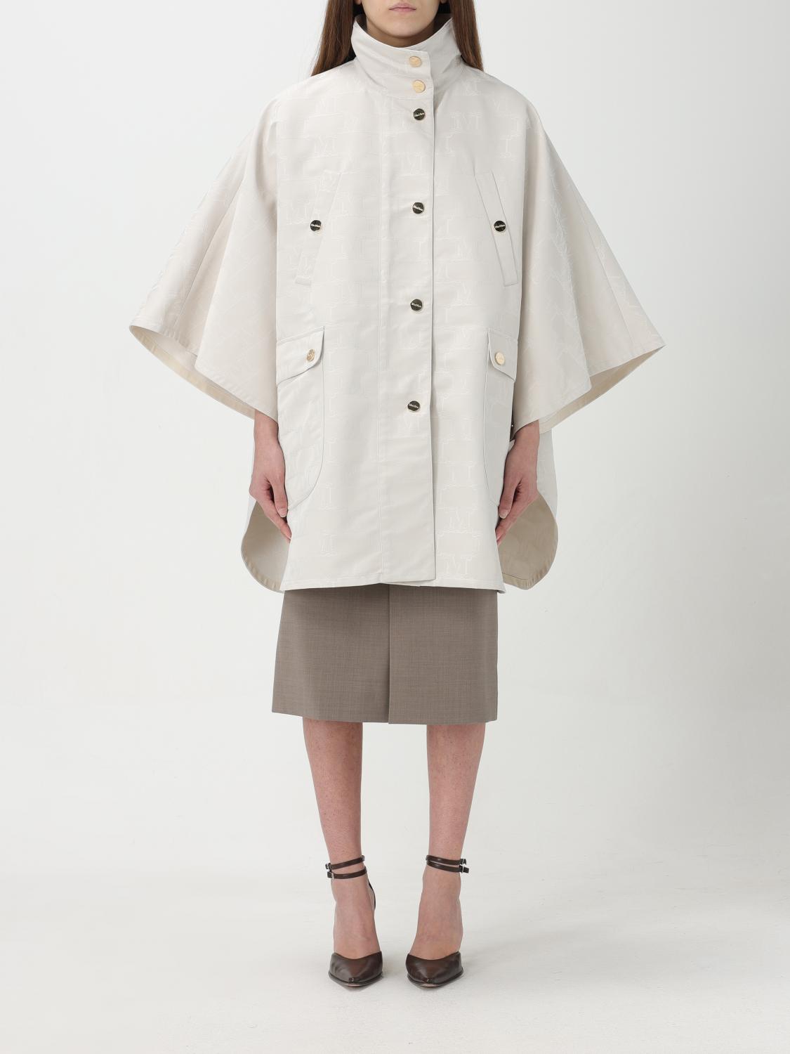 Shop Max Mara Cape  Woman Color White