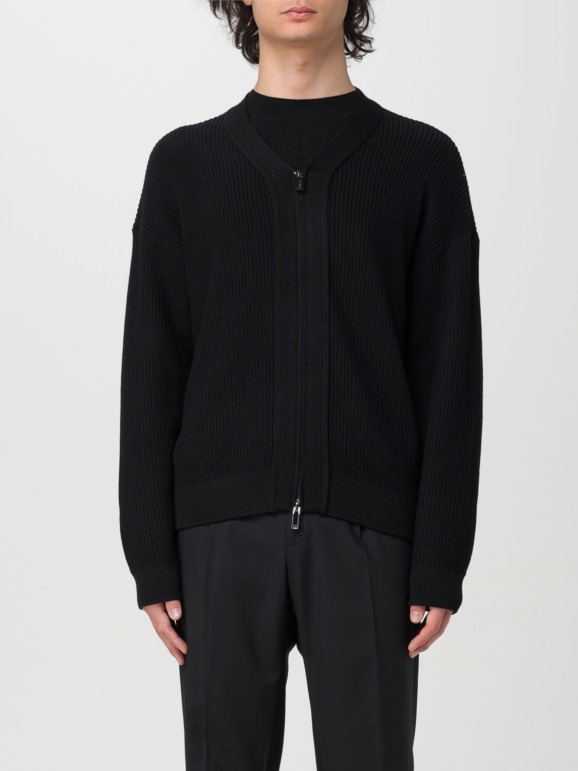 Emporio Armani Sweatshirt  Men Color Black In 黑色