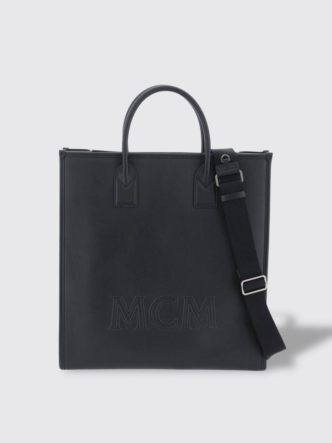 Shop Mcm Tote Bags  Woman Color Black