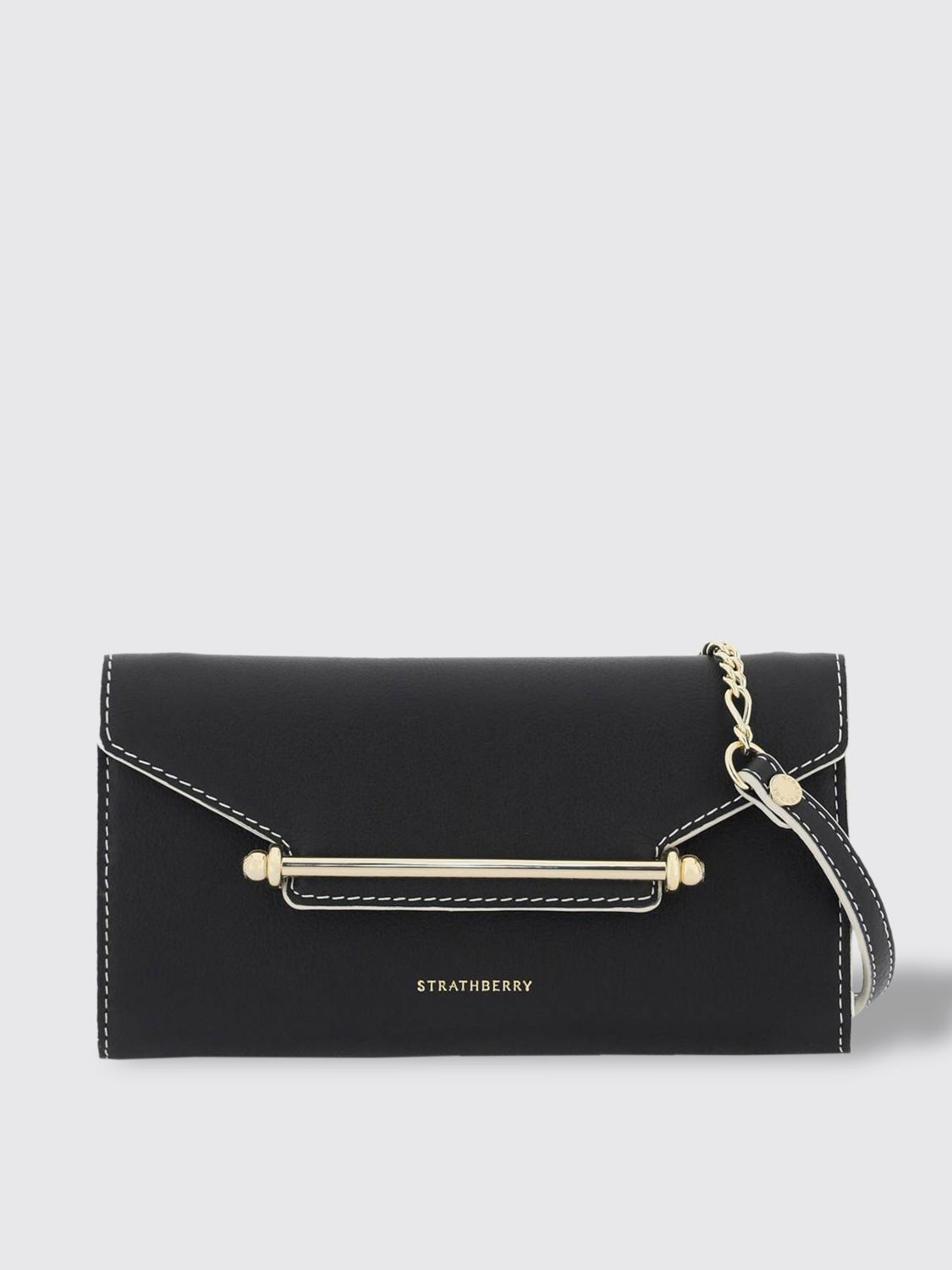 Shop Strathberry Mini Bag  Woman Color Black