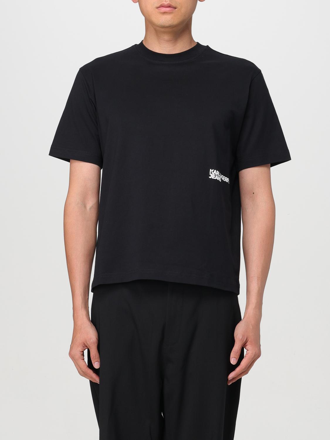 Karl Lagerfeld T-shirt Men Color Black In Black