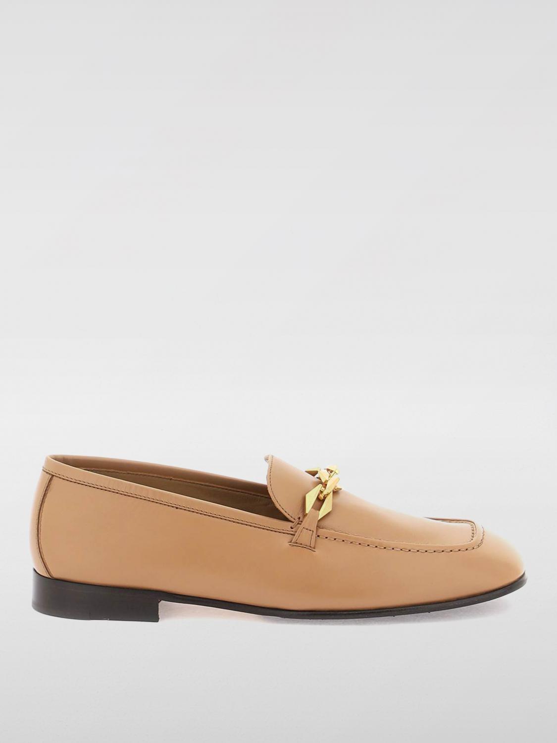 Shop Jimmy Choo Loafers  Woman Color Biscuit