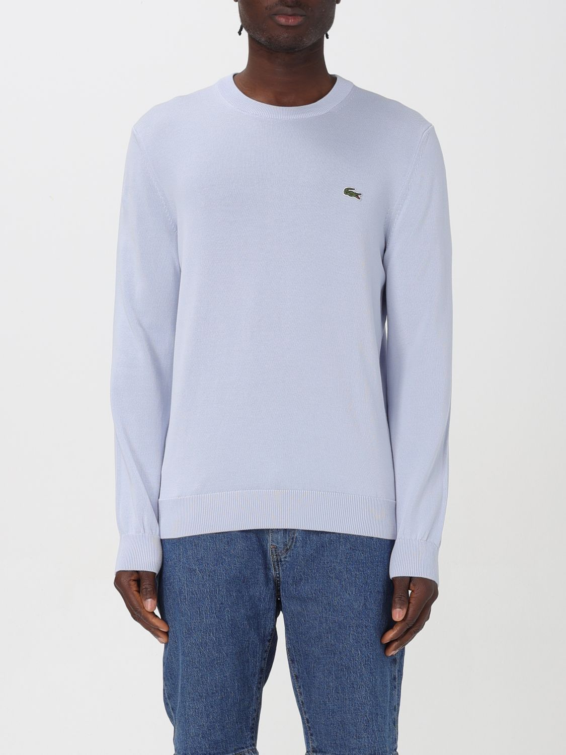 Shop Lacoste Sweater  Men Color Blue 1