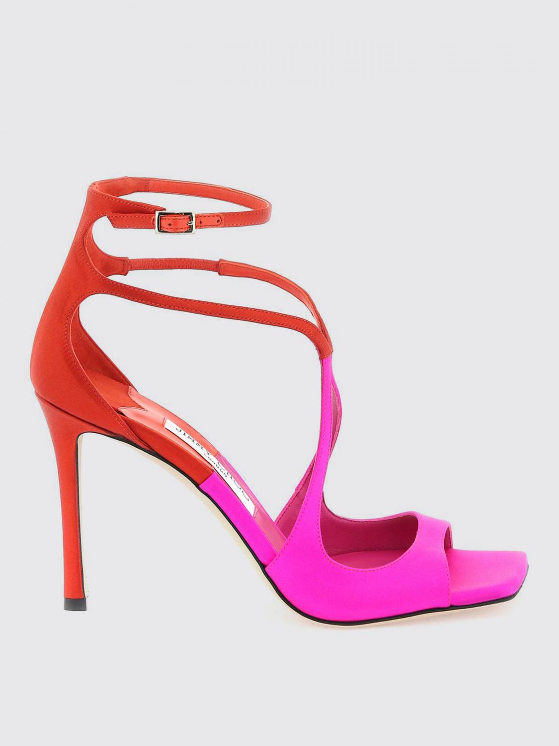 Shop Jimmy Choo Heeled Sandals  Woman Color Fuchsia