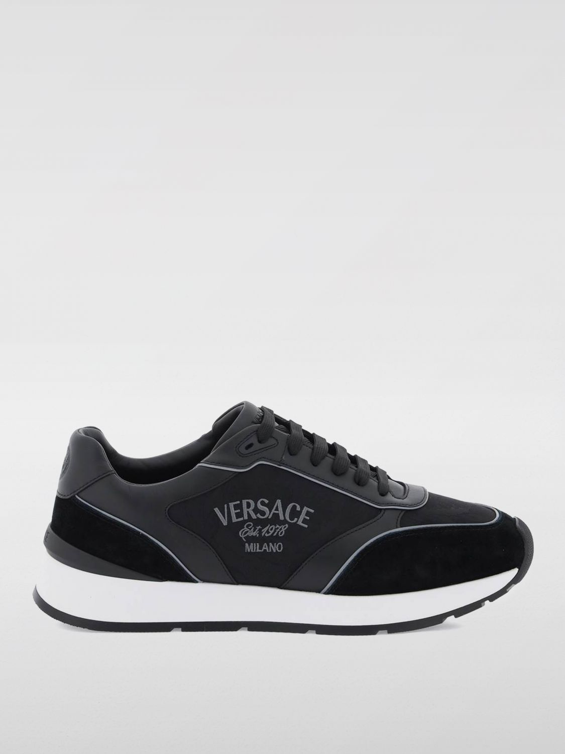 Shop Versace Sneakers  Men Color Black