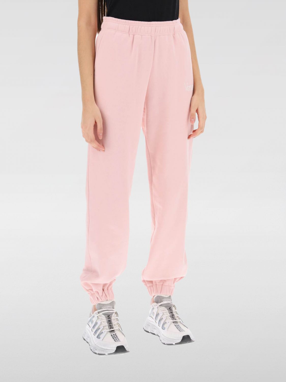 Versace Pants  Woman Color Pink In 粉色
