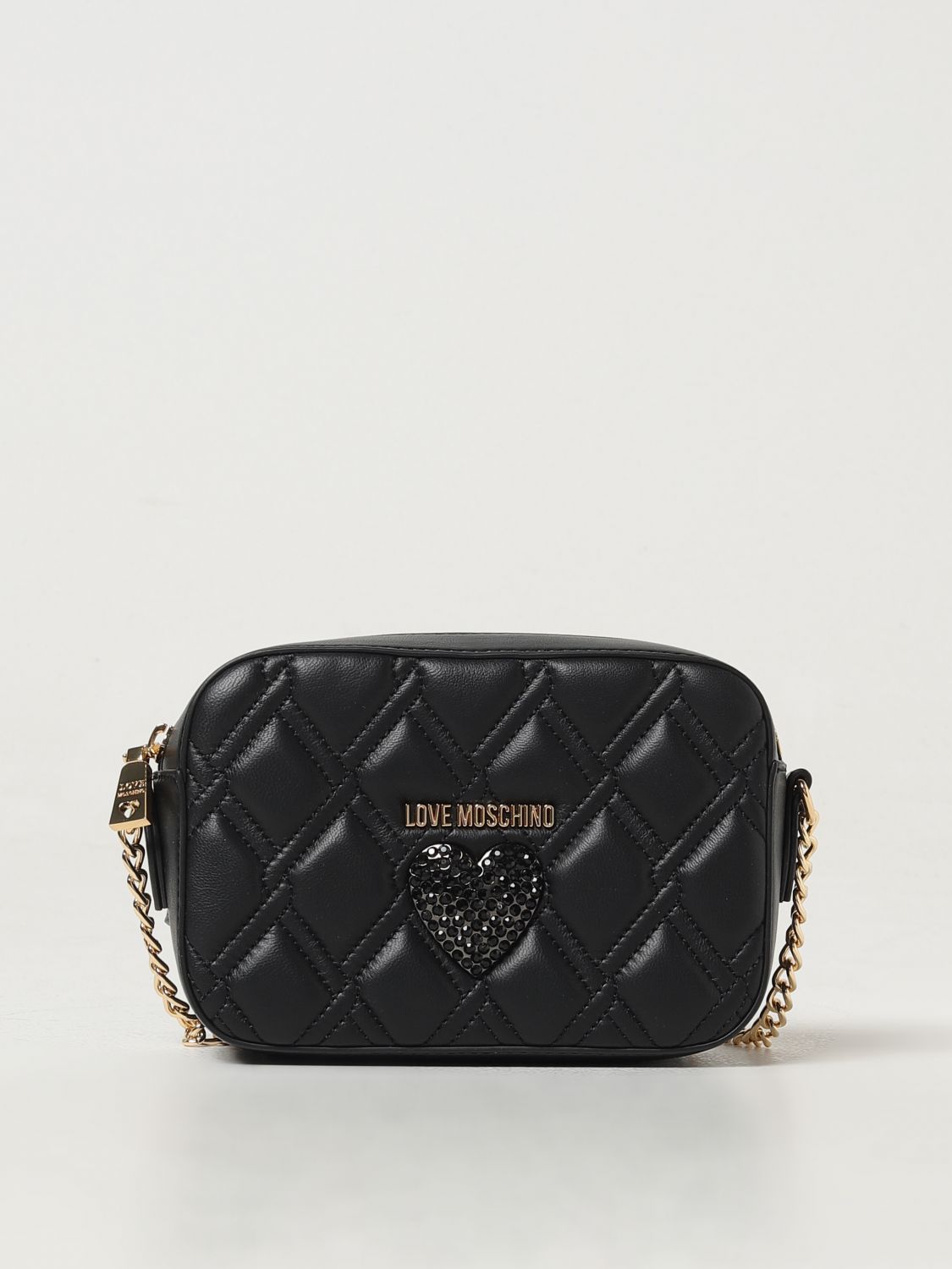 Shop Love Moschino Mini Bag  Woman Color Black