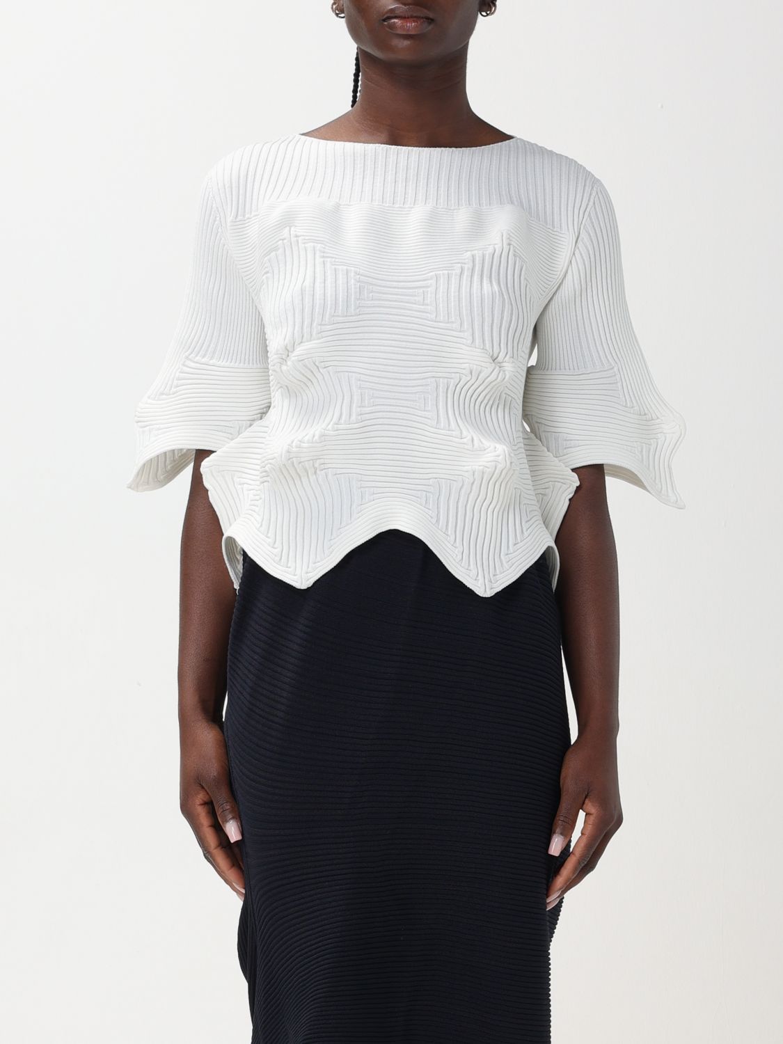 Issey Miyake Top  Woman Color White In 白色