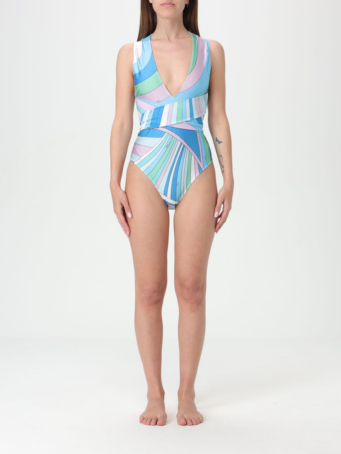 Emilio Pucci Swimsuit  Woman Color Sky Blue
