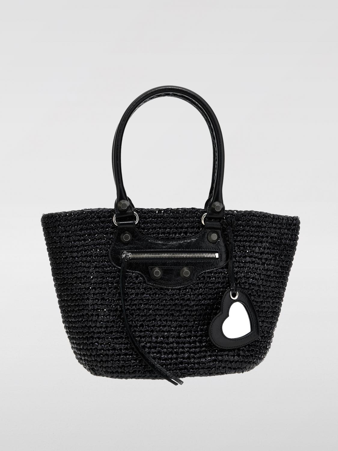 Shop Balenciaga Shoulder Bag  Woman Color Black