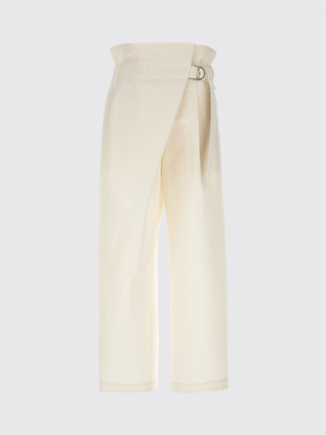 Issey Miyake Women White Enfold Trousers, 26 Luxury Pants For Women Darveys In Neutral