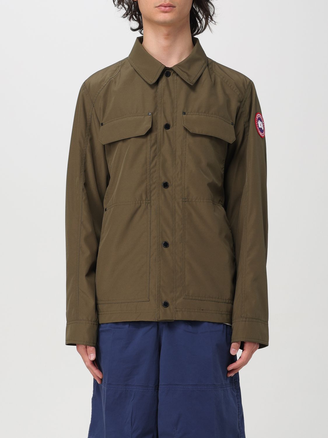 Shop Canada Goose Jacket  Men Color Military