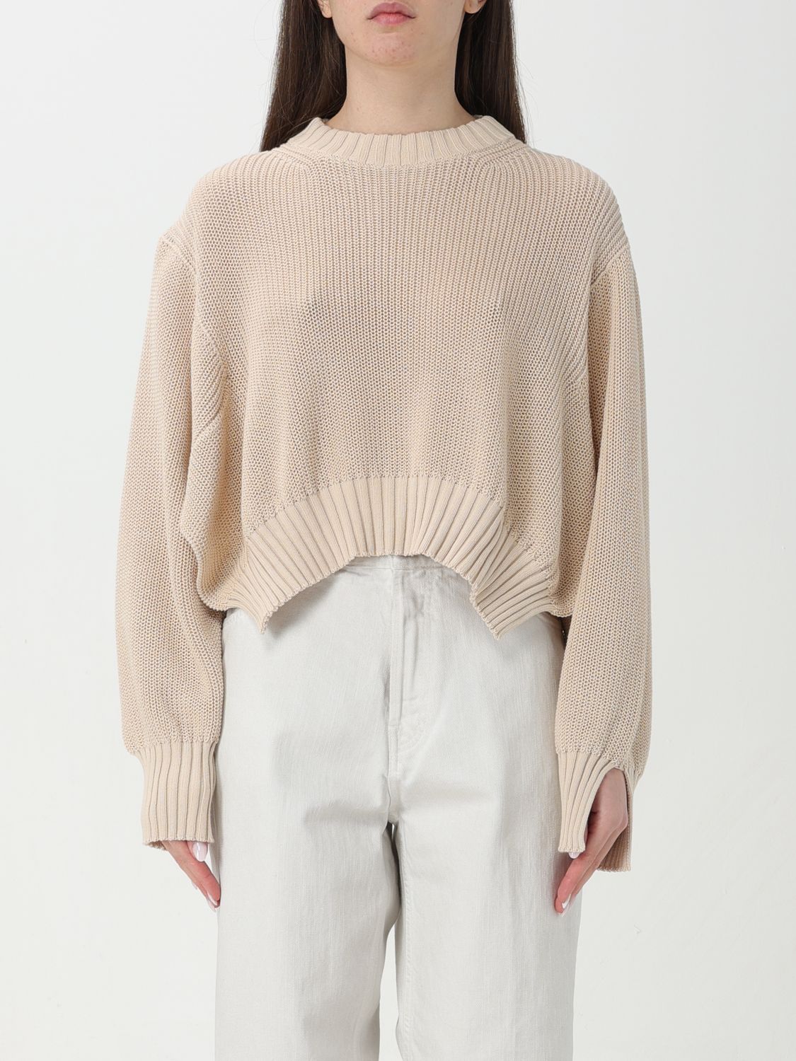 Shop Roberto Collina Sweatshirt  Woman Color Brown