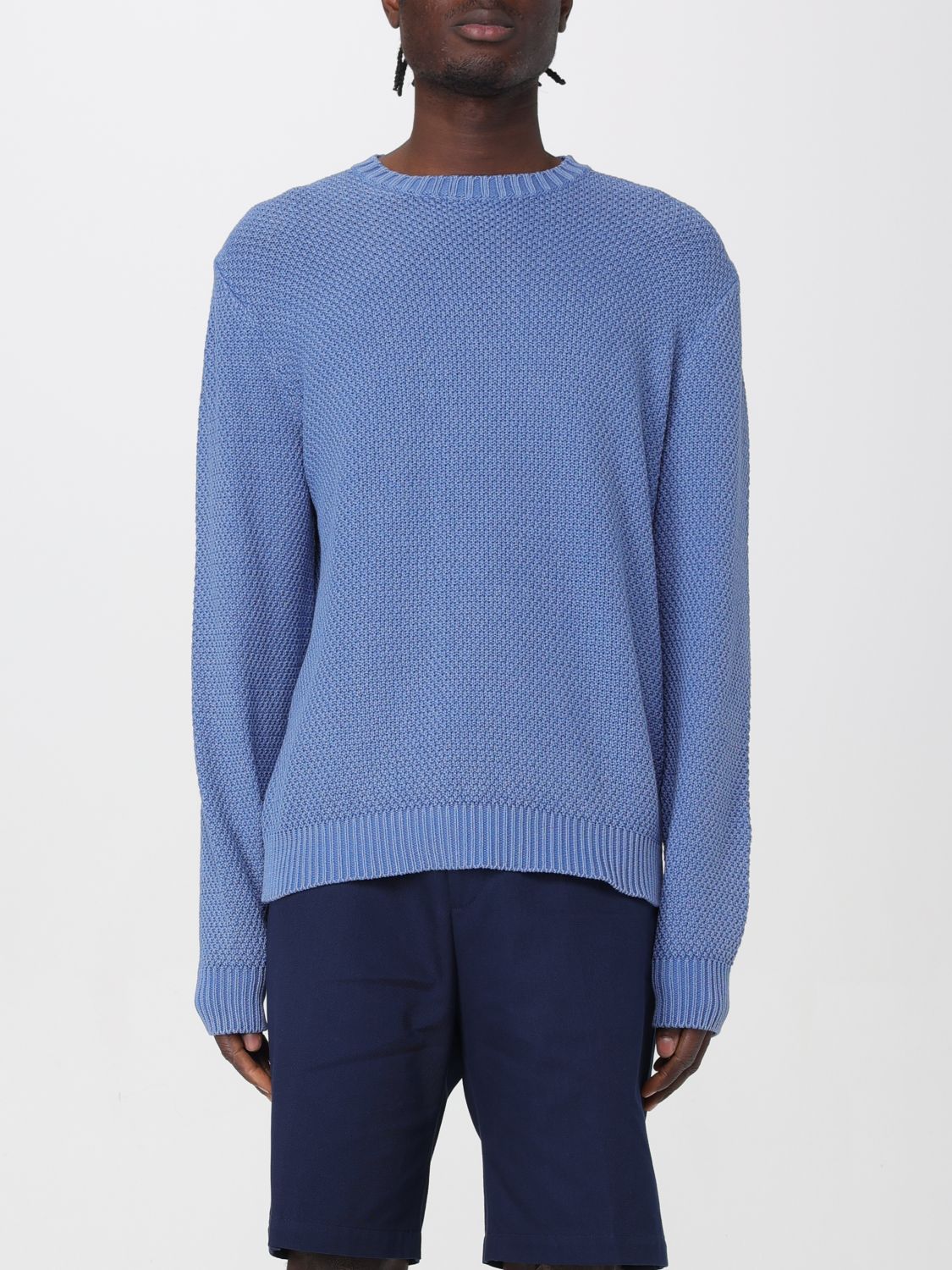 Shop Corneliani Sweater  Men Color Blue