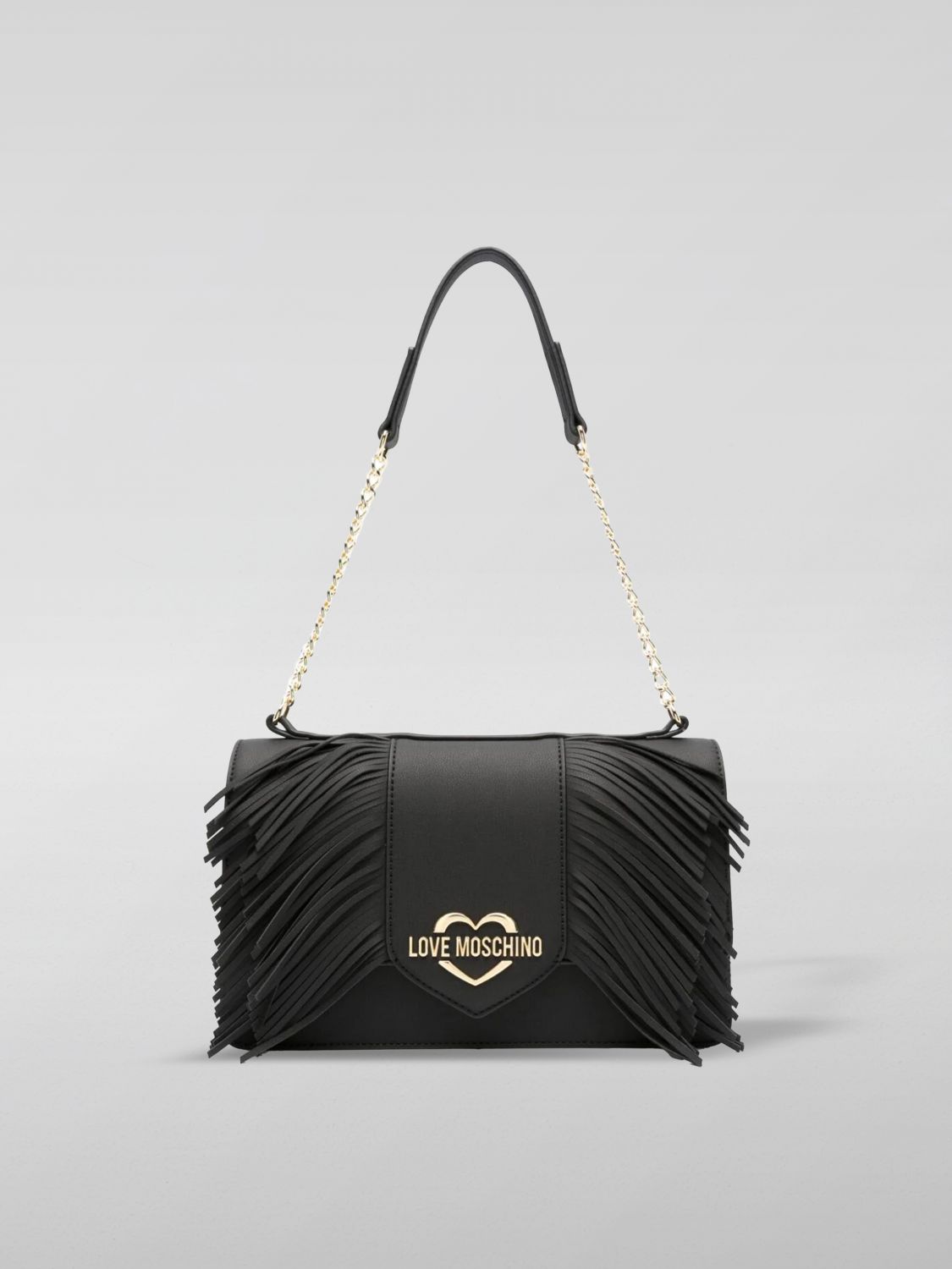 Shop Love Moschino Shoulder Bag  Woman Color Black