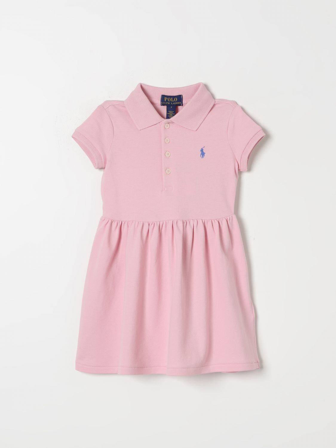 POLO RALPH LAUREN DRESS POLO RALPH LAUREN KIDS COLOR PINK F57021010