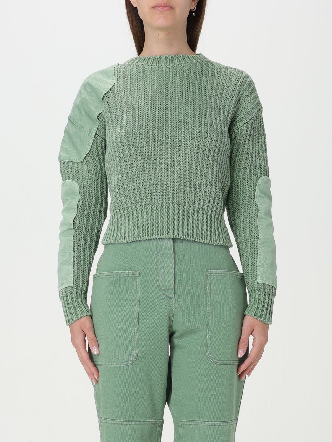 Shop Max Mara Sweatshirt  Woman Color Green