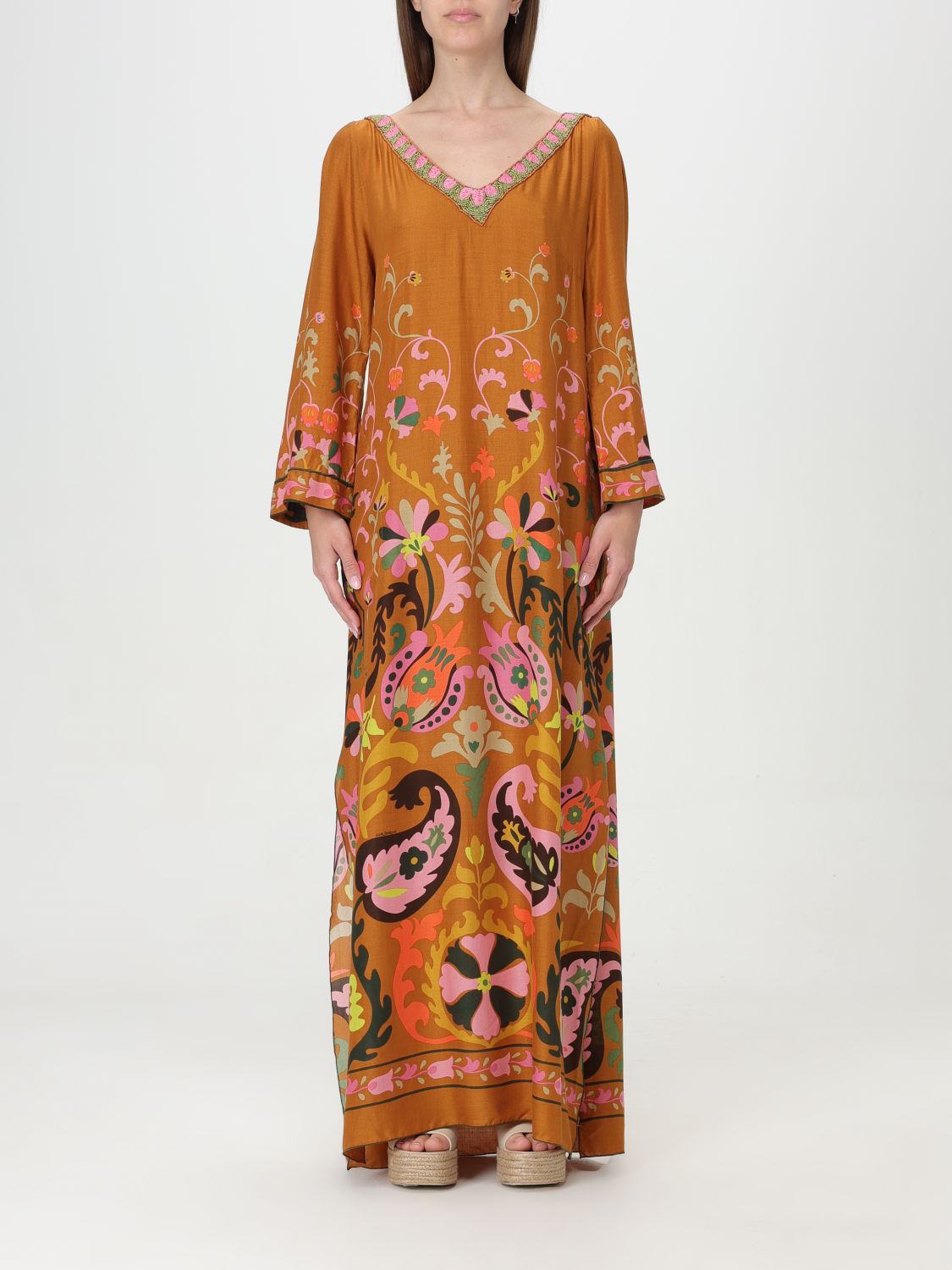 Shop Maliparmi Dress  Woman Color Multicolor