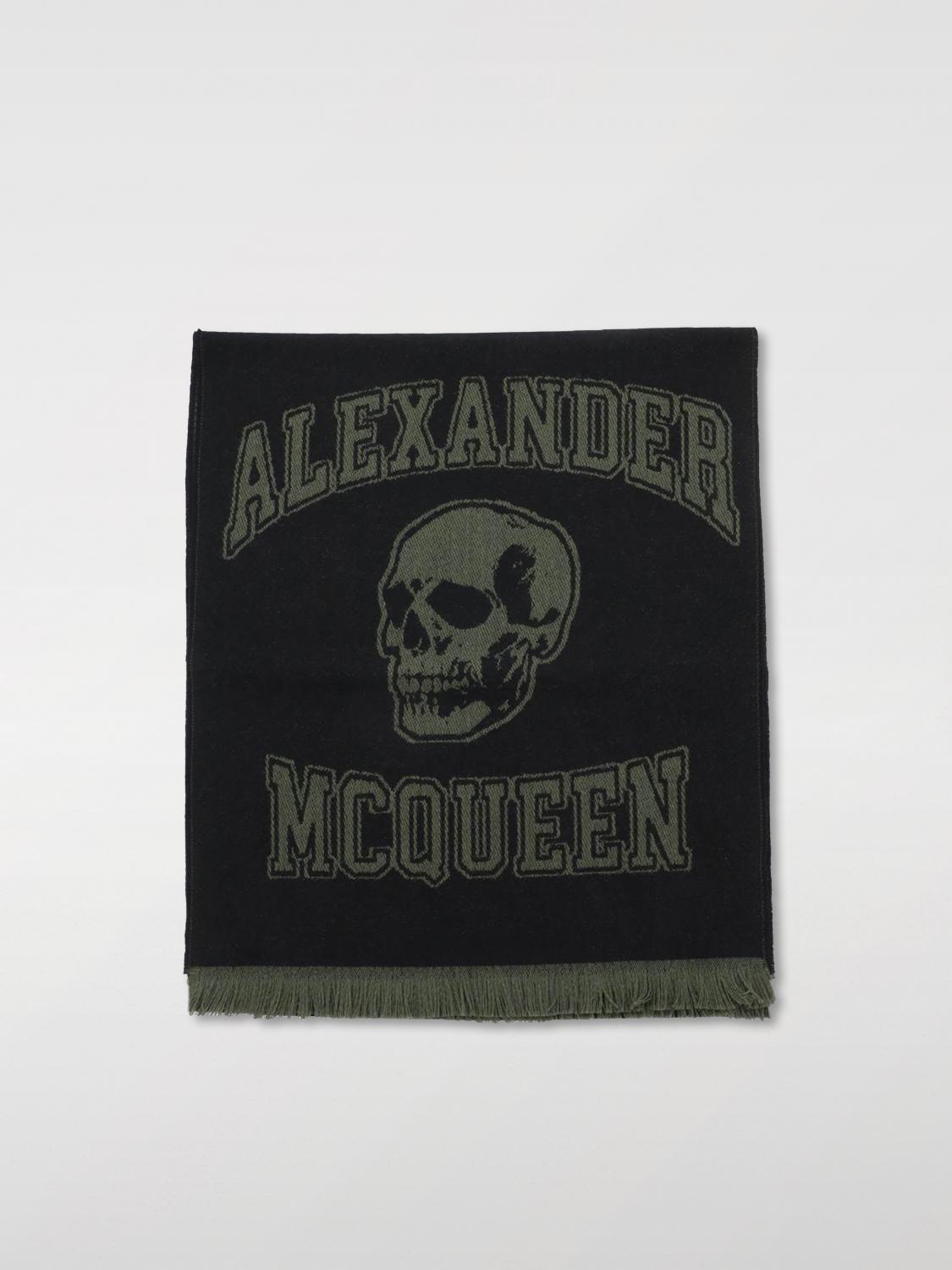 Scarf ALEXANDER MCQUEEN Men color Black