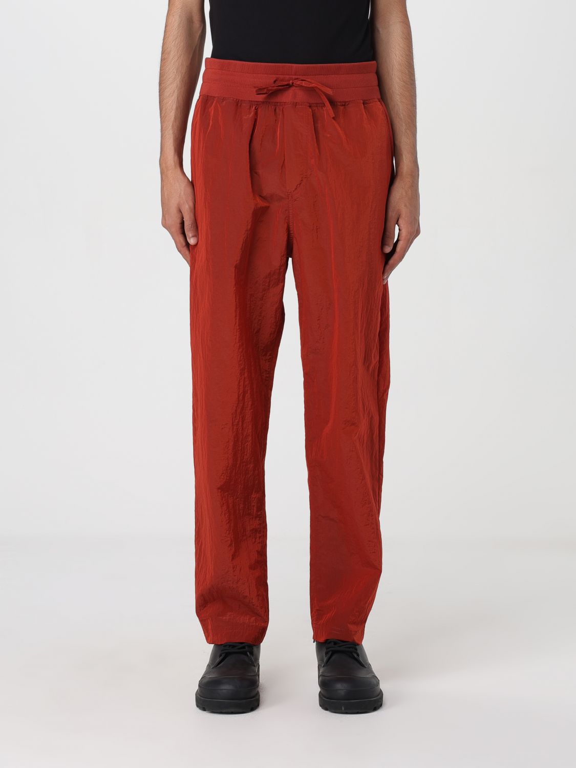 Shop Ferrari Pants  Men Color Burgundy