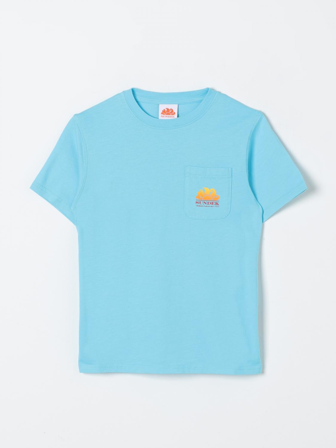 Sundek T-shirt  Kids Color Blue 1 In Blue 1