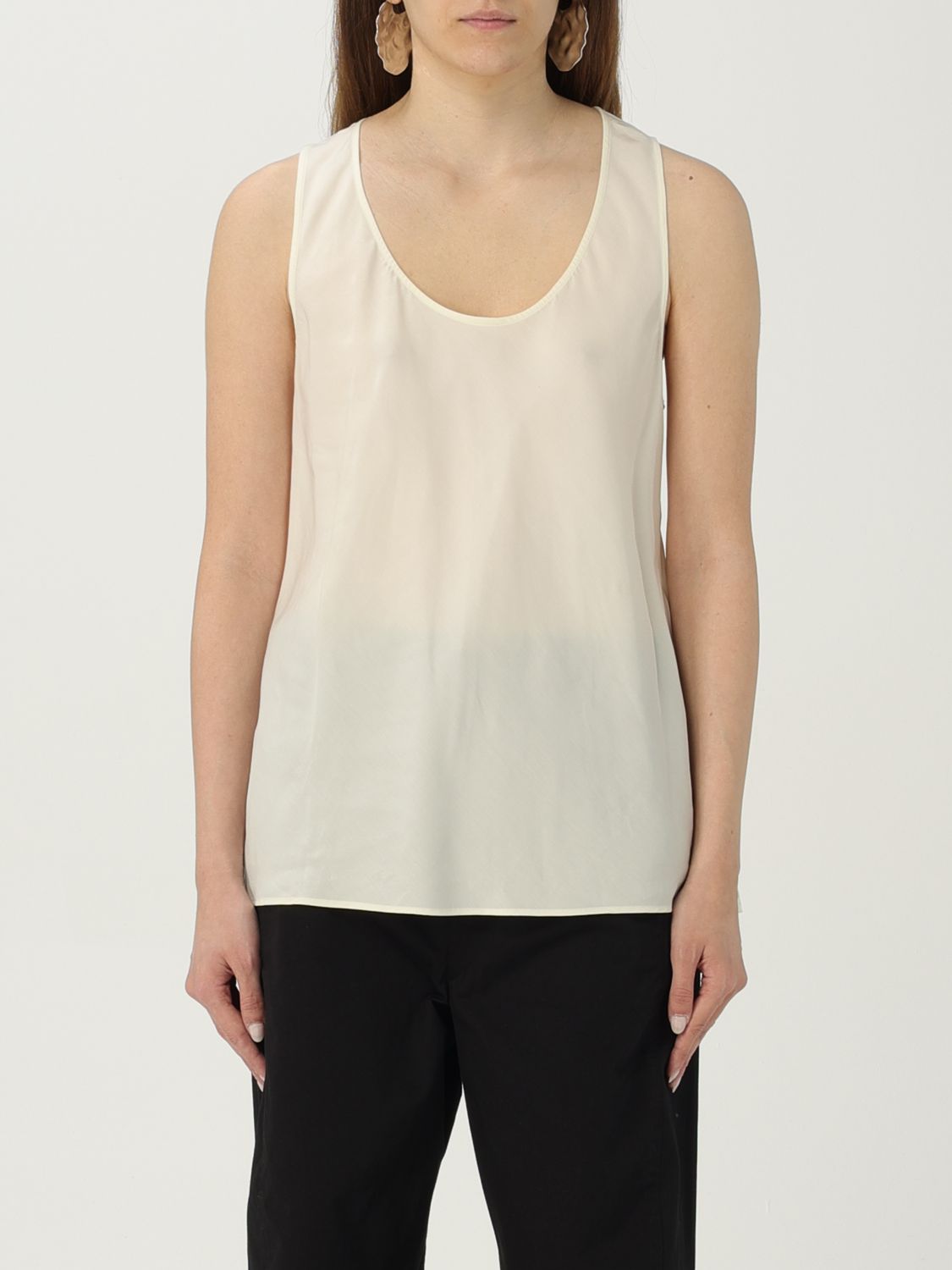 Shop Lemaire Top  Woman Color White