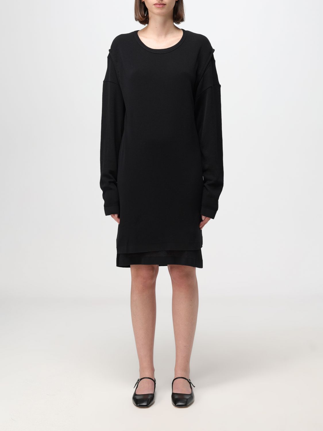 Shop Lemaire Dress  Woman Color Black