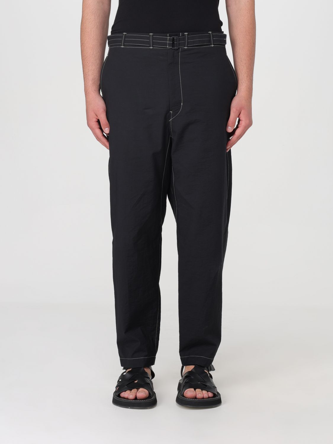 Shop Lemaire Pants  Men Color Black