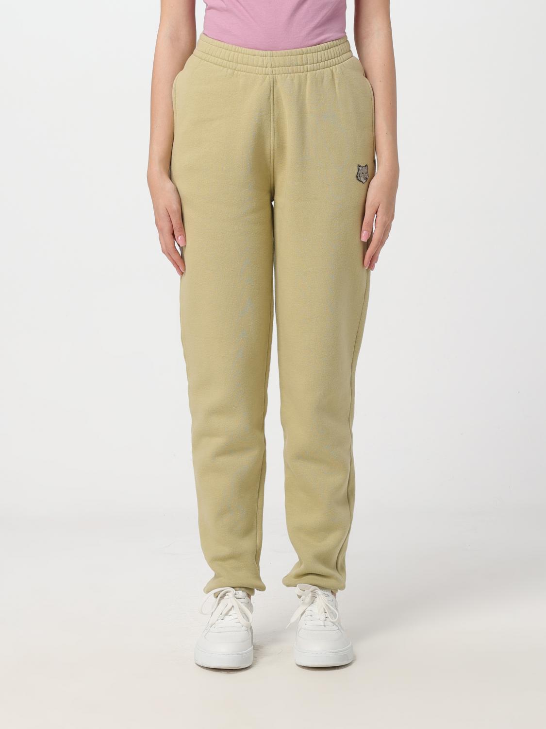 MAISON KITSUNÉ PANTS MAISON KITSUNÉ WOMAN COLOR BEIGE F57843022