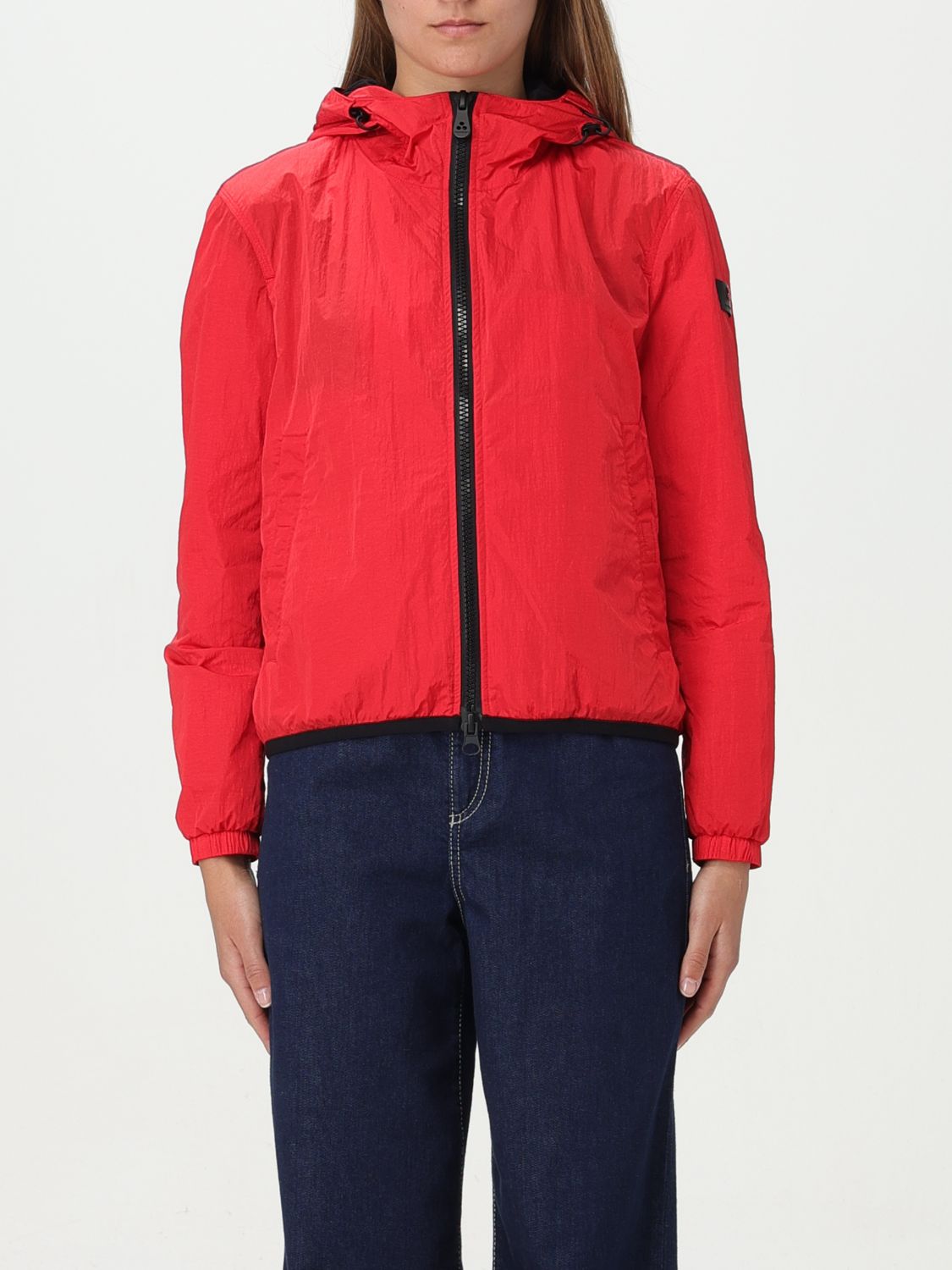 Shop Peuterey Jacket  Woman Color Red