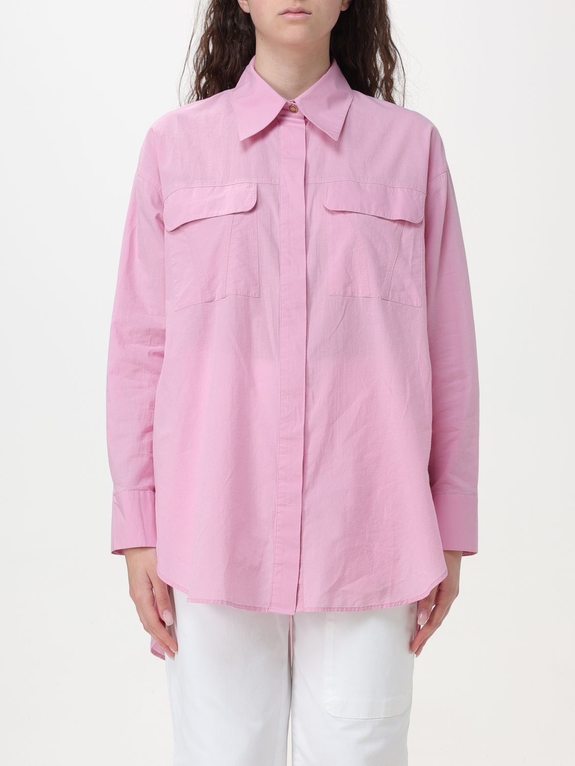 Shop Pinko Shirt  Woman Color Pink