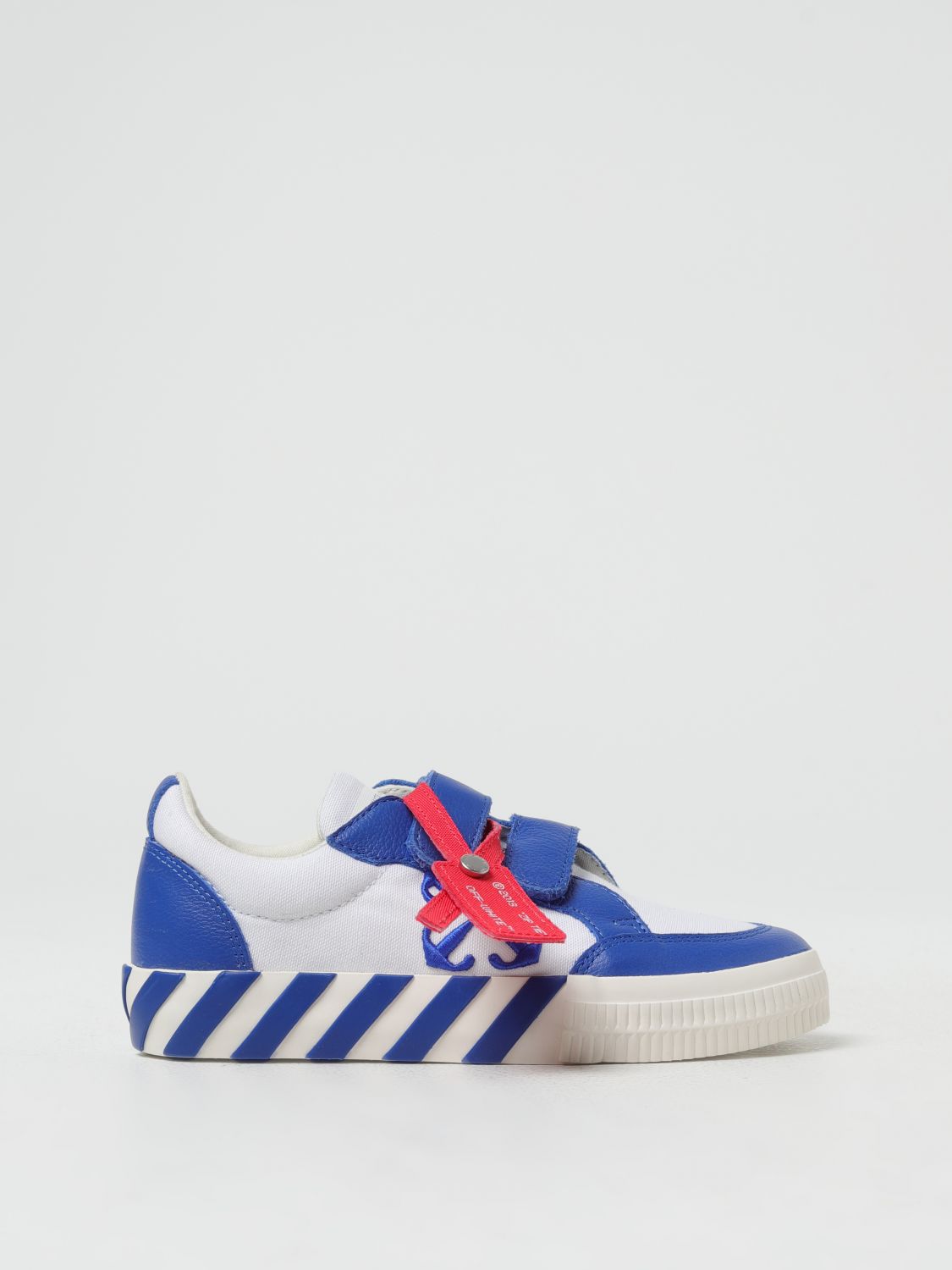 Off-white Shoes Off White Kids Kids Color White In Blue