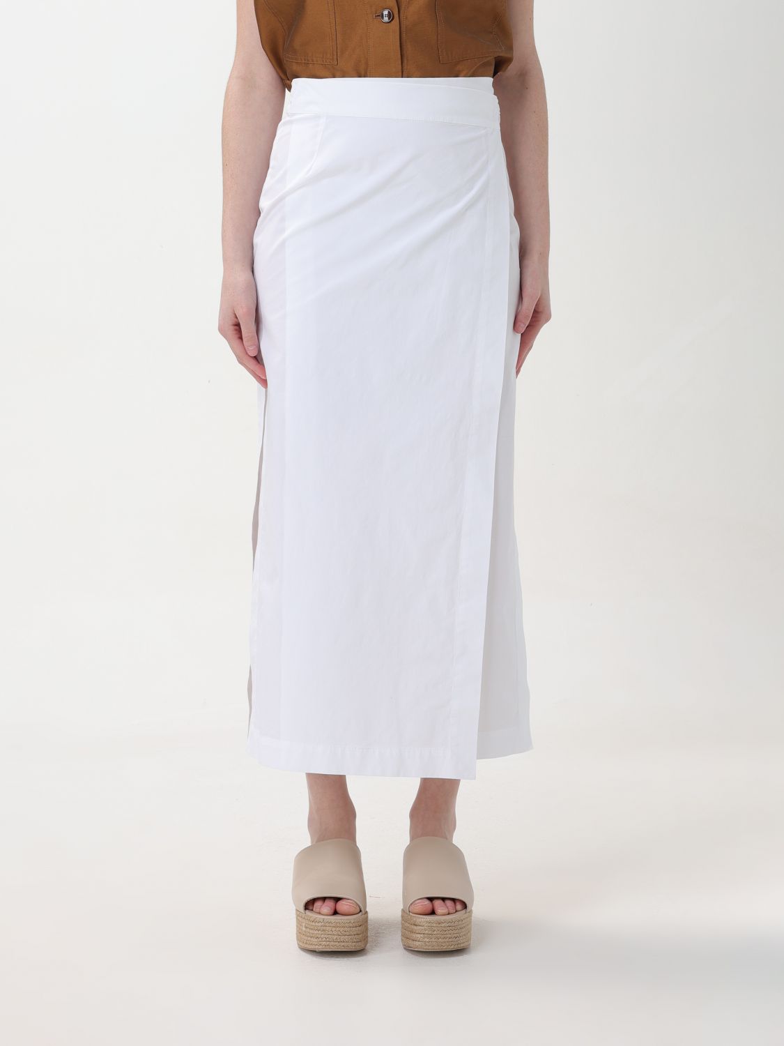 Shop Barena Venezia Skirt Barena Woman Color White