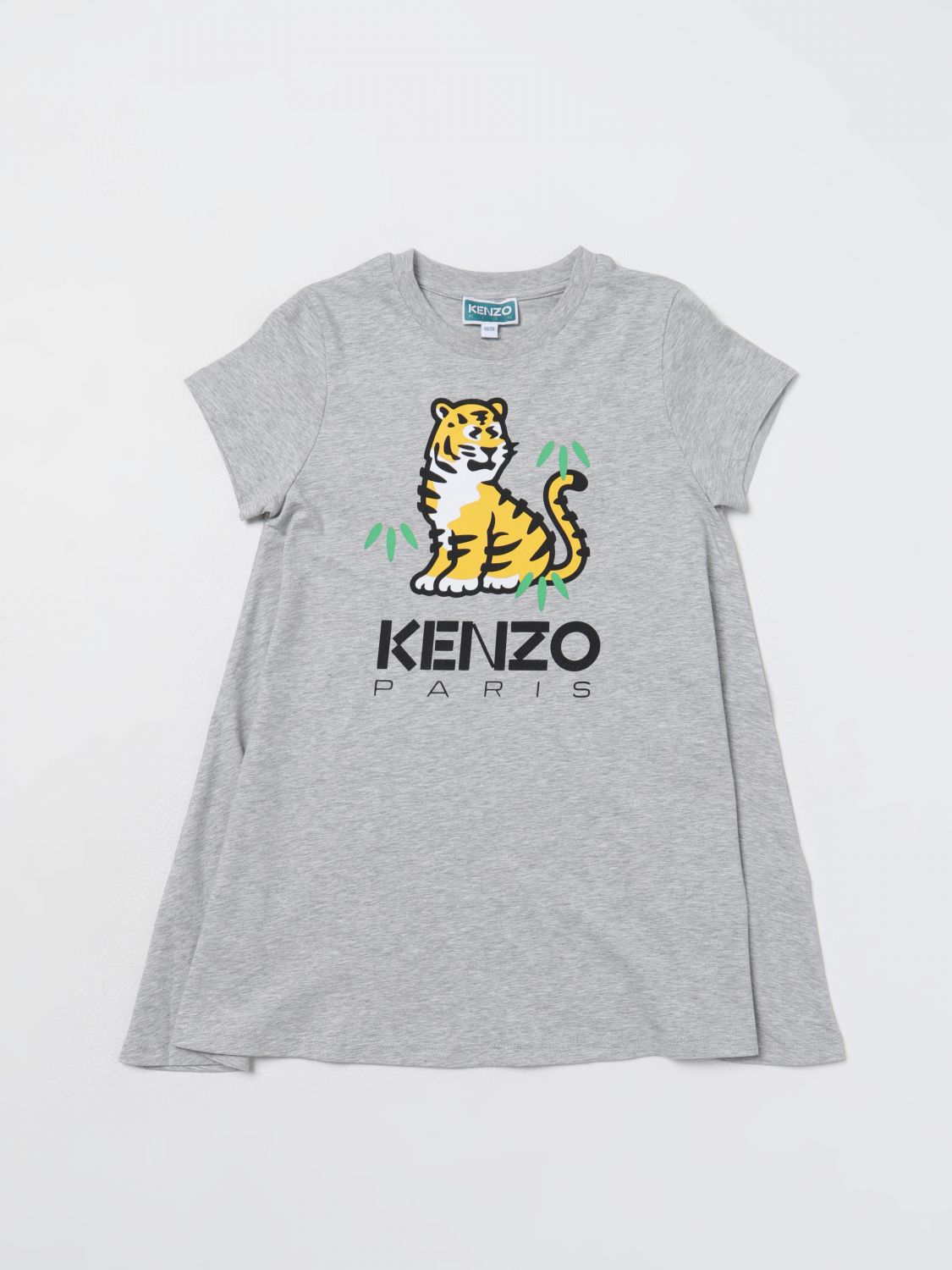 Shop Kenzo Dress  Kids Kids Color Grey