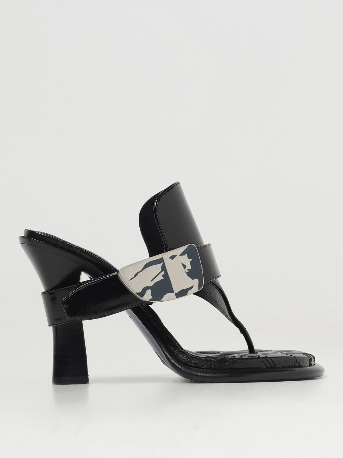 Heeled Sandals BURBERRY Woman color Black