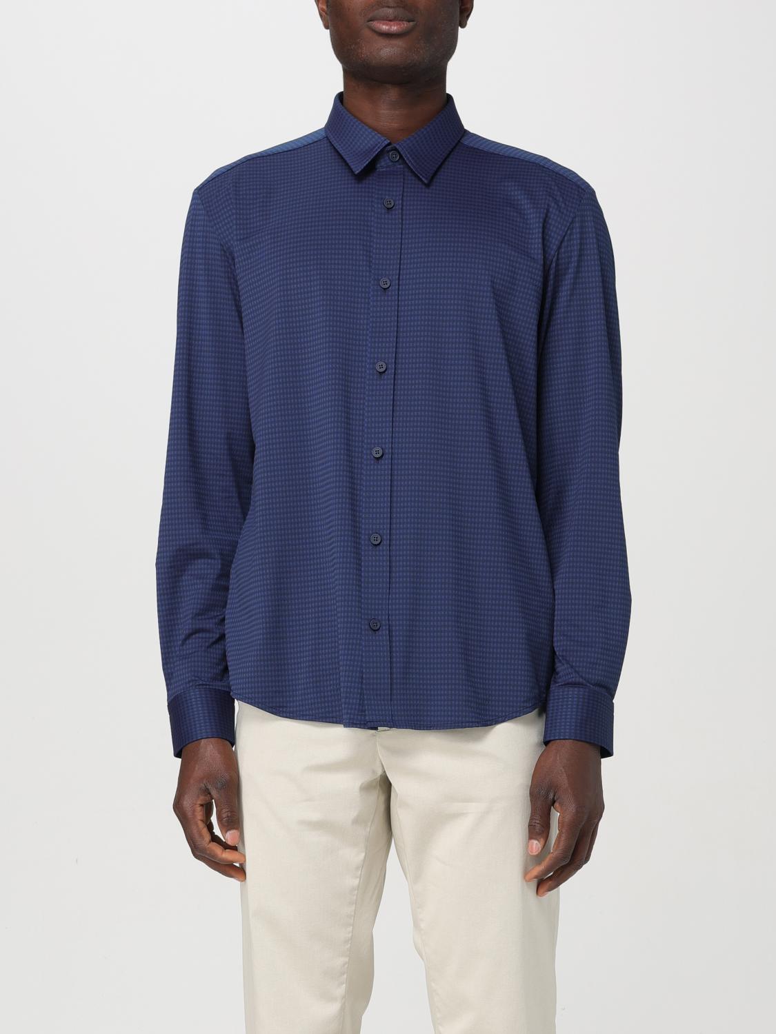 Shop Hugo Boss Shirt Boss Men Color Blue