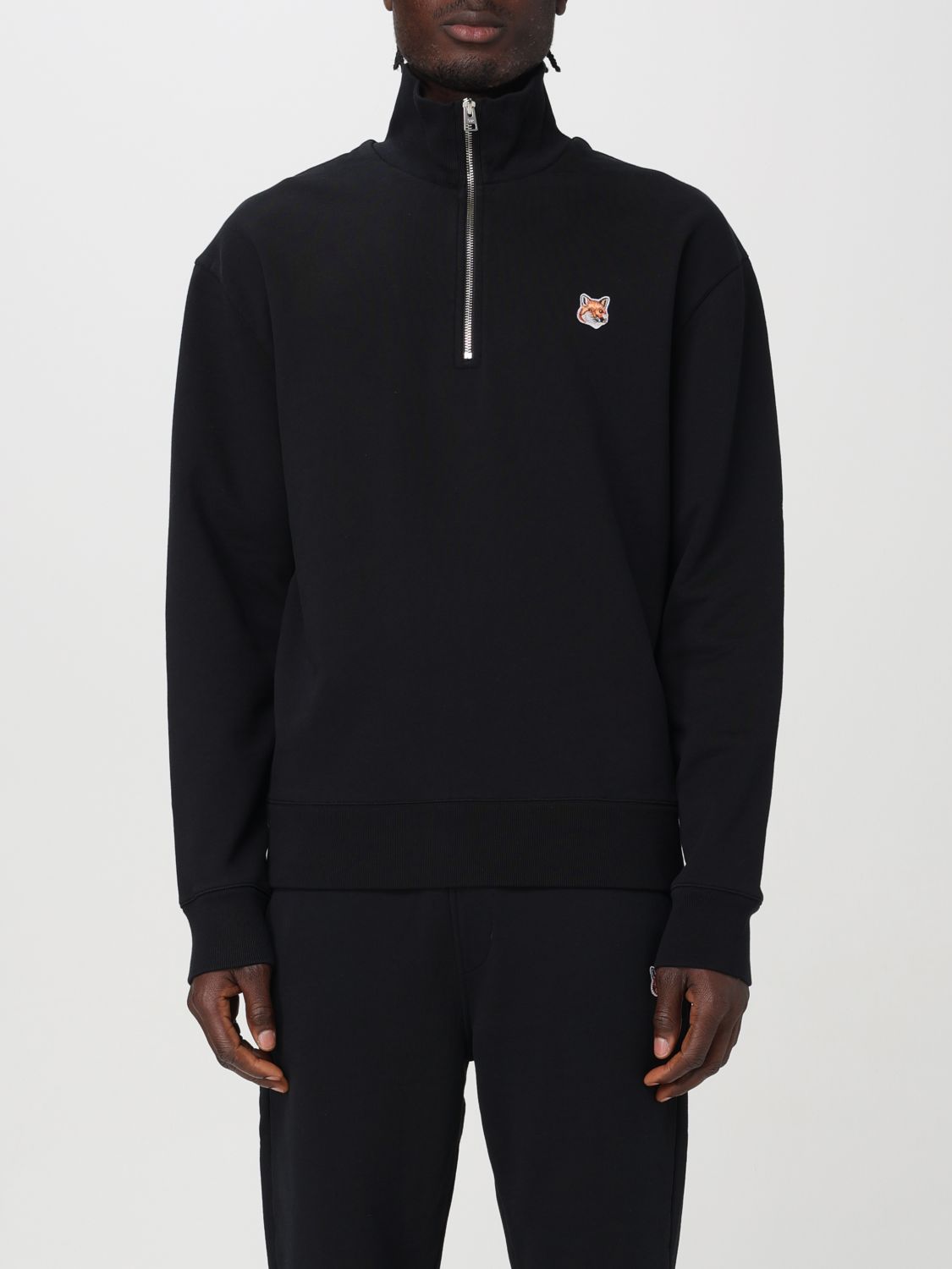 Shop Maison Kitsuné Sweatshirt  Men Color Black